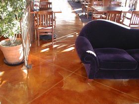 Stained Concrete Flooring